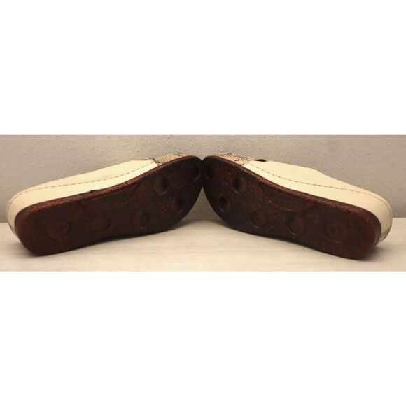 Sheridan Mia WMN Sz 41M US 10M Beige Combo Snake Print Kokos Leather Sandals - Picture 5 of 14